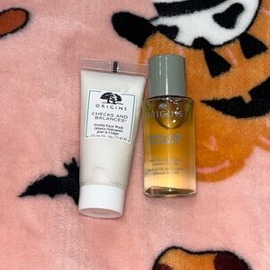 Origins Frothy Face Wash (15ml) AND Milky Oil Cleanser + Makeup Melter (15ml)